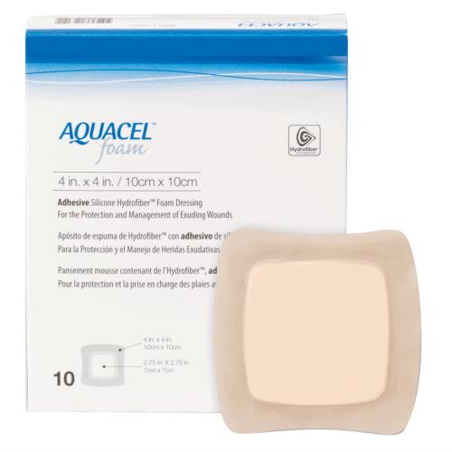 Geriatric Medical | AQUACEL FOAM ADHESIVE 4X4 10/B